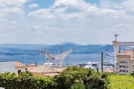 فيلة Magali Grande Terrasse Vue Mer, Jardin, Proche Port لا سيوتا