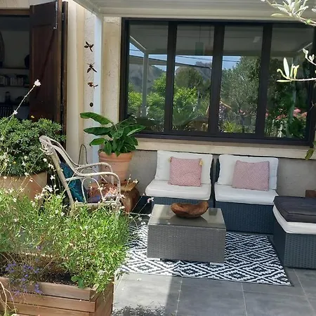 فيلة Magali Grande Terrasse Vue Mer, Jardin, Proche Port *